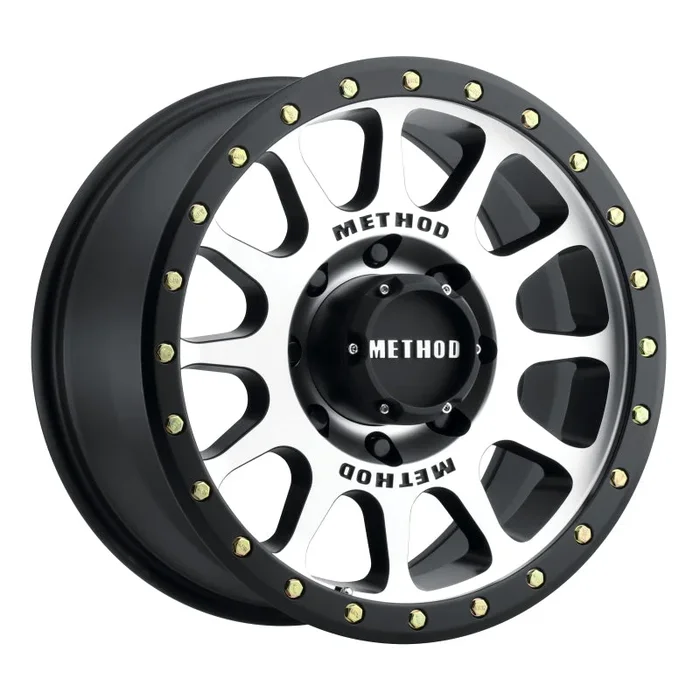 Method MR305 NV 18×9 +18mm Offset 8×170 130.81mm CB Machined/Black Street Loc Wheel