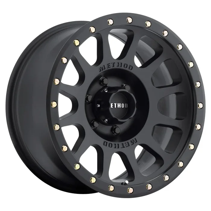Method MR305 NV 20×10 -18mm Offset 6×5.5 108mm CB Matte Black Wheel41.8 lb
