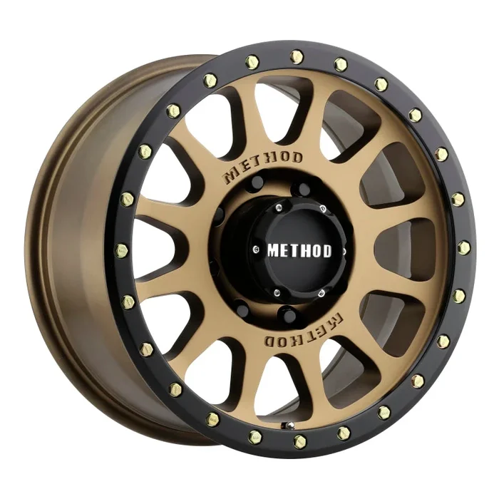 Method MR305 NV 20×9 +18mm Offset 8×6.5 130.81mm CB Method Bronze/Black Street Loc Wheel