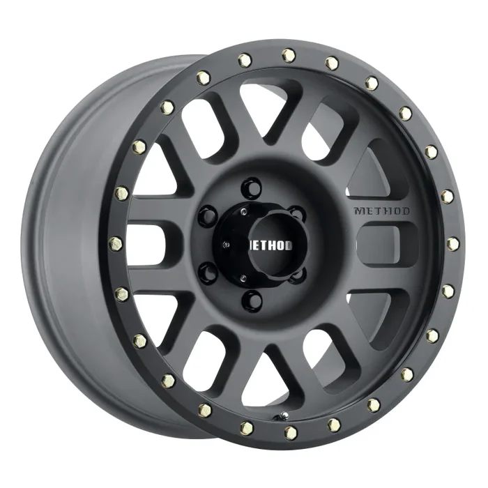 Method MR309 Grid 17×8.5 0mm Offset 6×5.5 108mm CB Titanium/Black Street Loc Wheel
