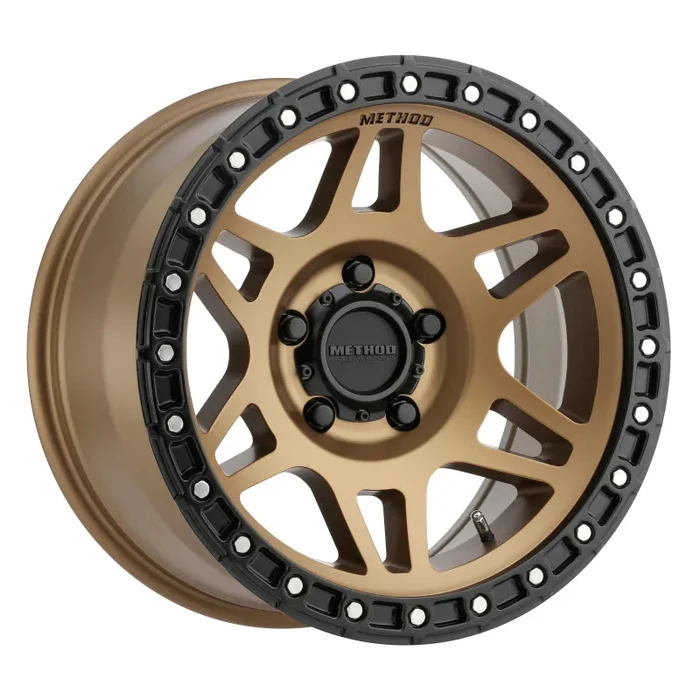 Method MR312 17×9 -12mm Offset 5×5 71.5mm CB Method Bronze/Black Street Loc Wheel37.3 lb