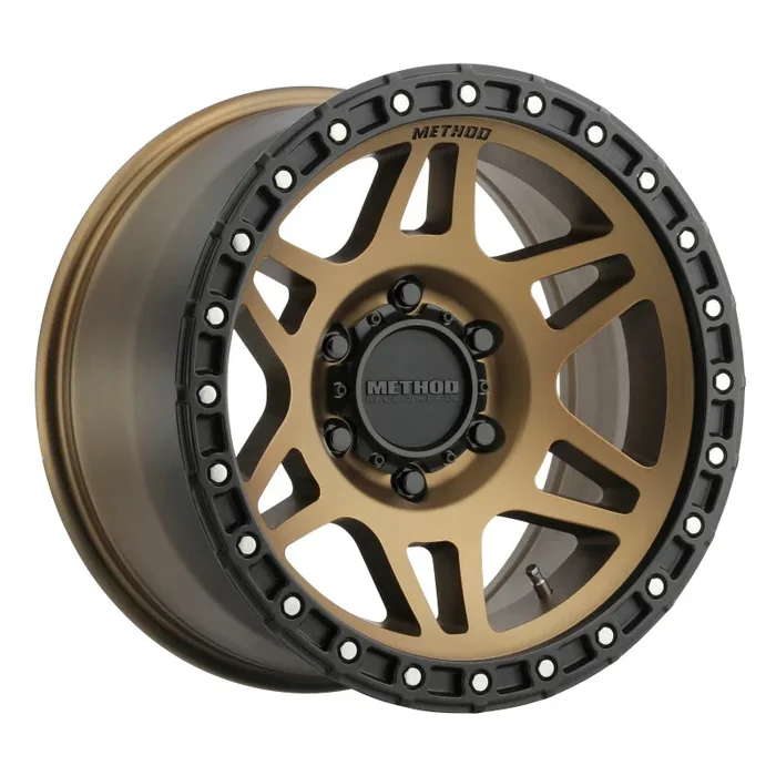 Method MR312 17×9 -12mm Offset 6×5.5 106.25mm CB Method Bronze/Black Street Loc Wheel