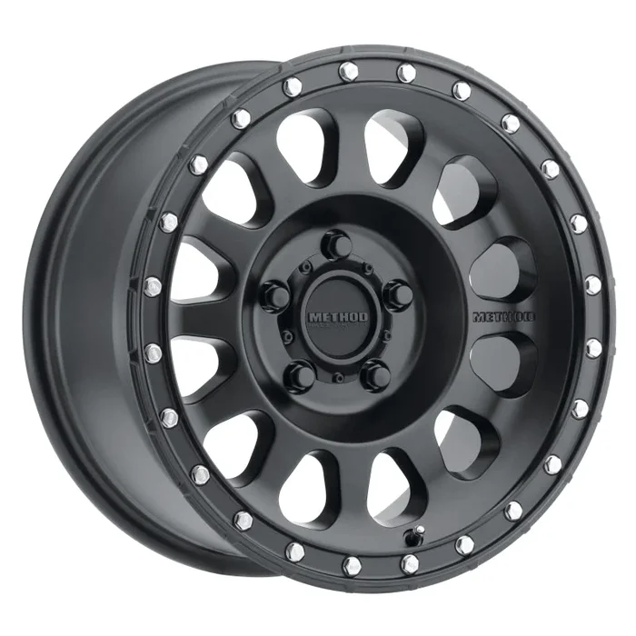 Method MR315 17×8.5 0mm Offset 5×5 71.5mm CB Matte Black Wheel