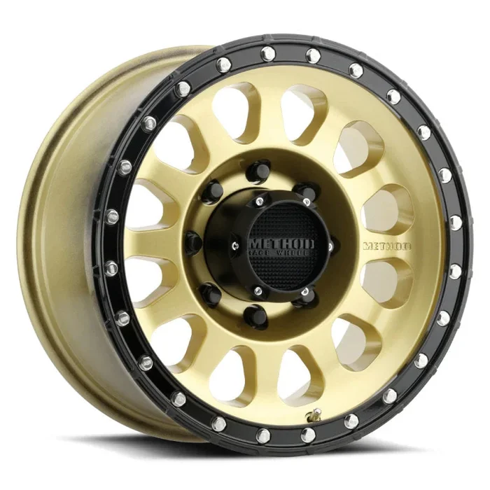 Method MR315 17×8.5 +25mm Offset 8×6.5 130.81mm CB Gold/Black Street Loc Wheel