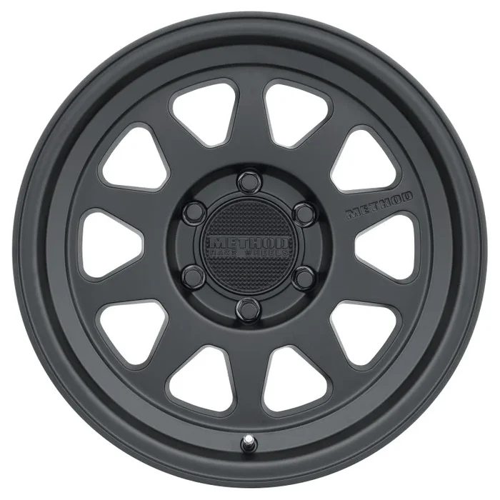 Method MR316 17×8.5 0mm Offset 6×120 67mm CB Matte Black Wheel30.8 lb