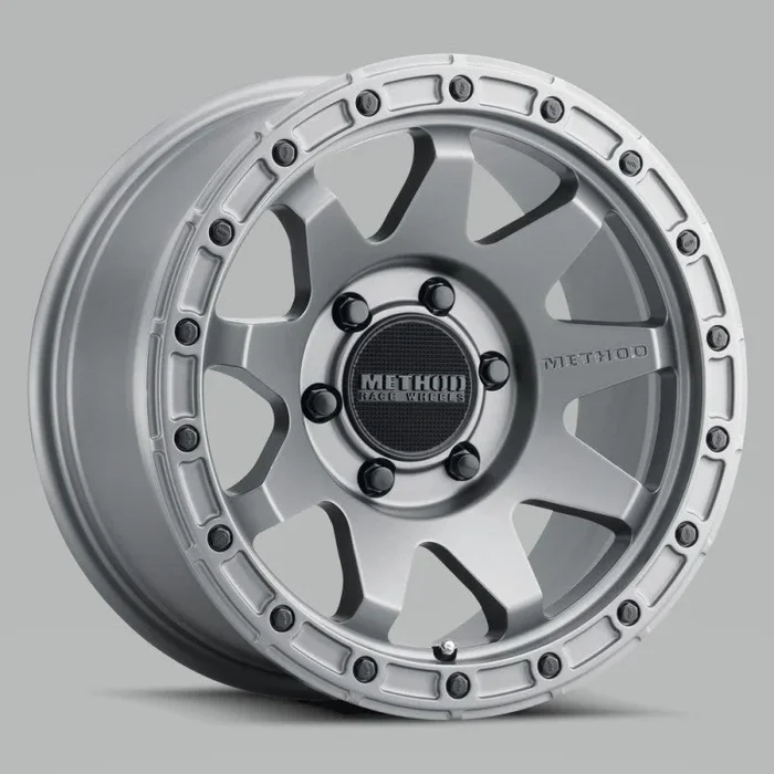 Method MR317 17×8.5 0mm Offset 6×135 87mm CB Matte Titanium Wheel