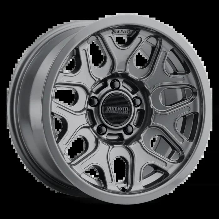 Method MR322 17×8.5 / 5×5 BP / 0ET / 4.72in BS / 71.5mm CB – Gloss Titanium Wheel