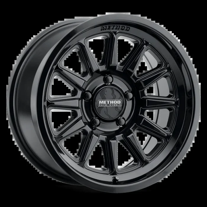 Method MR323 20×9 / 6×5.5 BP / 12ET / 5.44in BS / 106.25mm CB – Gloss Black Wheel