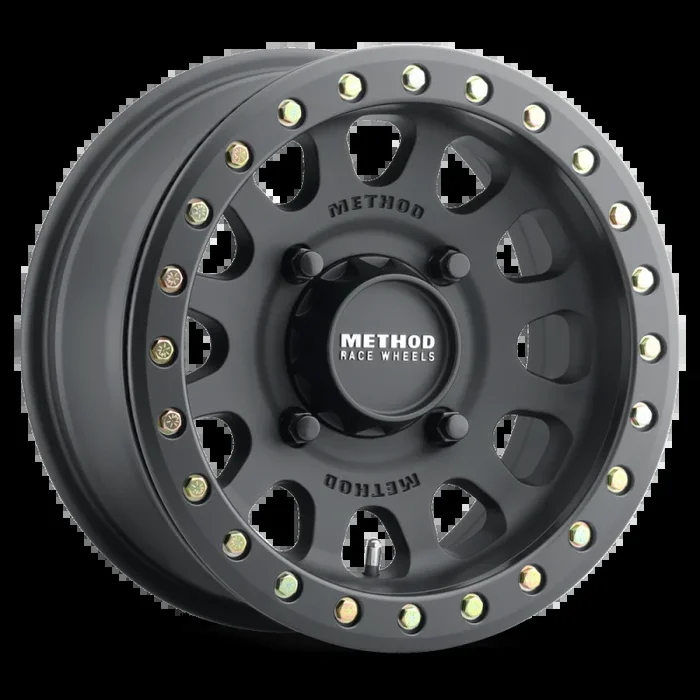 Method MR401 UTV Beadlock 15×6 / 5+1/49mm Offset / 5×4.5 / 72mm CB Matte Black Wheel