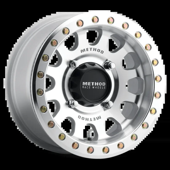 Method MR401 UTV Beadlock 15×7 +38mm Offset 6 x 139.7 BP 81.80mm CB Raw Machined Wheel w/ BH-H24100