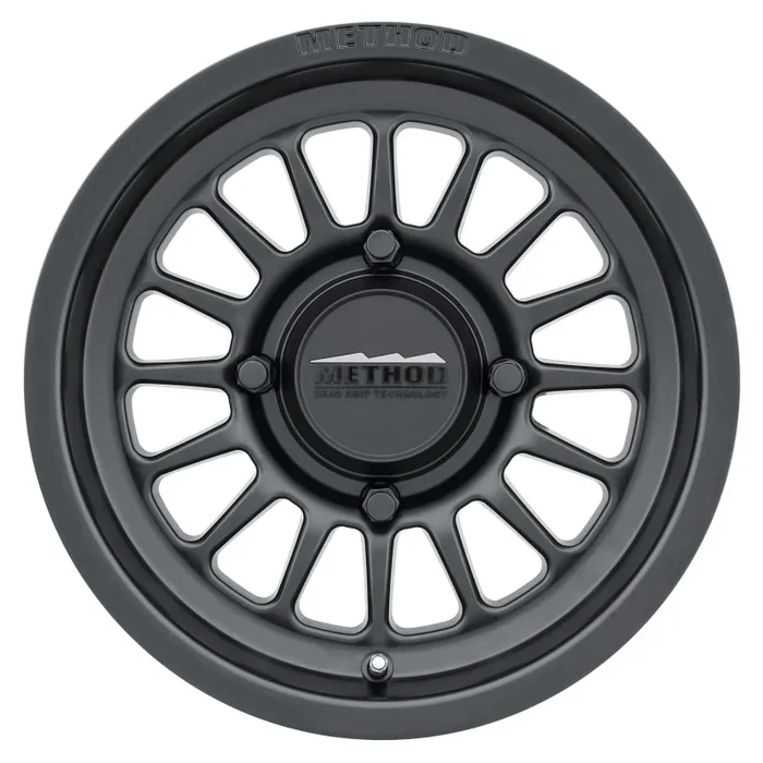 Method MR411 Bead Grip 15×7 / 5+2/38mm Offset / 4×156 / 132mm CB Matte Black Wheel