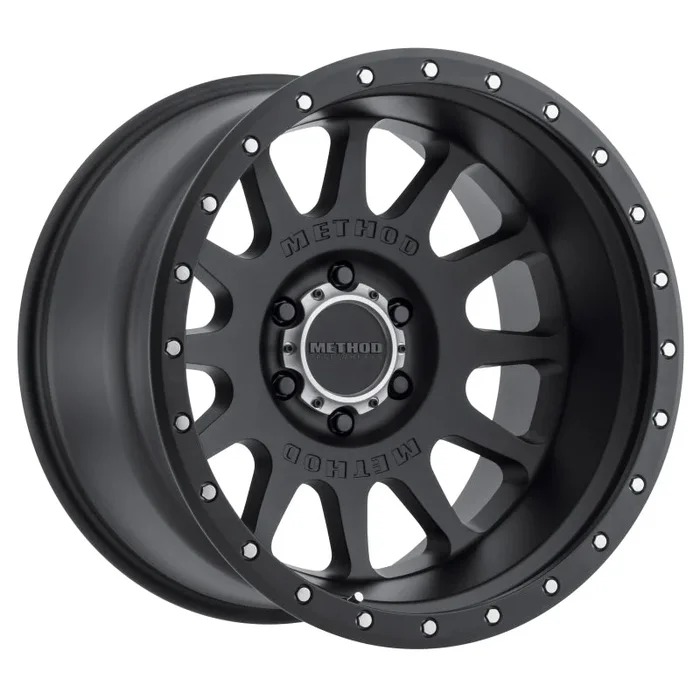 Method MR605 NV 20×10 -24mm Offset 6×5.5 106.25mm CB Matte Black Wheel