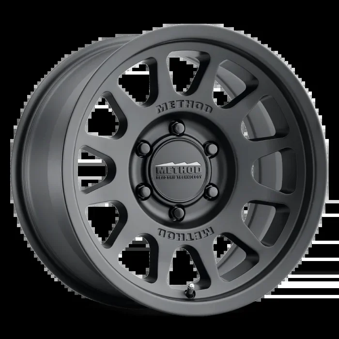 Method MR703 17×8.5 0mm Offset 6×135 87mm CB Matte Black Wheel33.4 lb