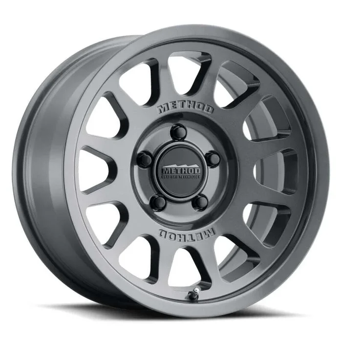 Method MR703 17×9 / -12mm Offset / 106.25mm Bore / 6×5.5 BP / 4.8in BS – Gloss Titanium Wheel
