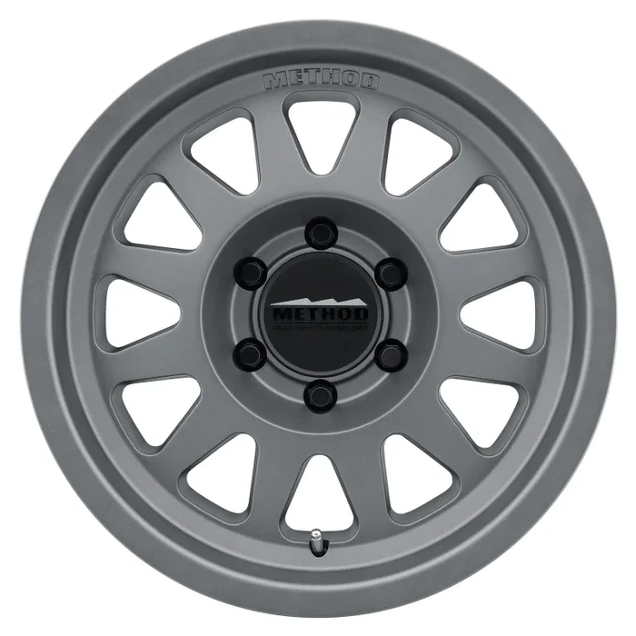 Method MR704 17×8.5 0mm Offset 6×5.5 106.25mm CB Matte Titanium Wheel