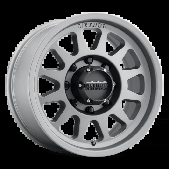 Method MR704 HD 17×9 18mm Offset 8×170 130.81mm CB Titanium Wheel