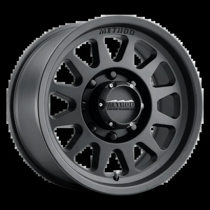 Method MR704 HD 17×9 18mm Offset 8×180 130.81mm CB Matte Black Wheel