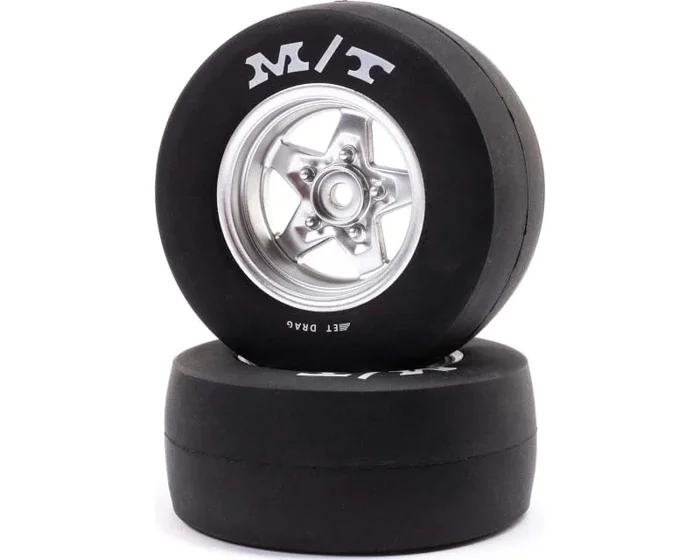 Mickey Thompson Rear Tire Premounted: Mini Drag