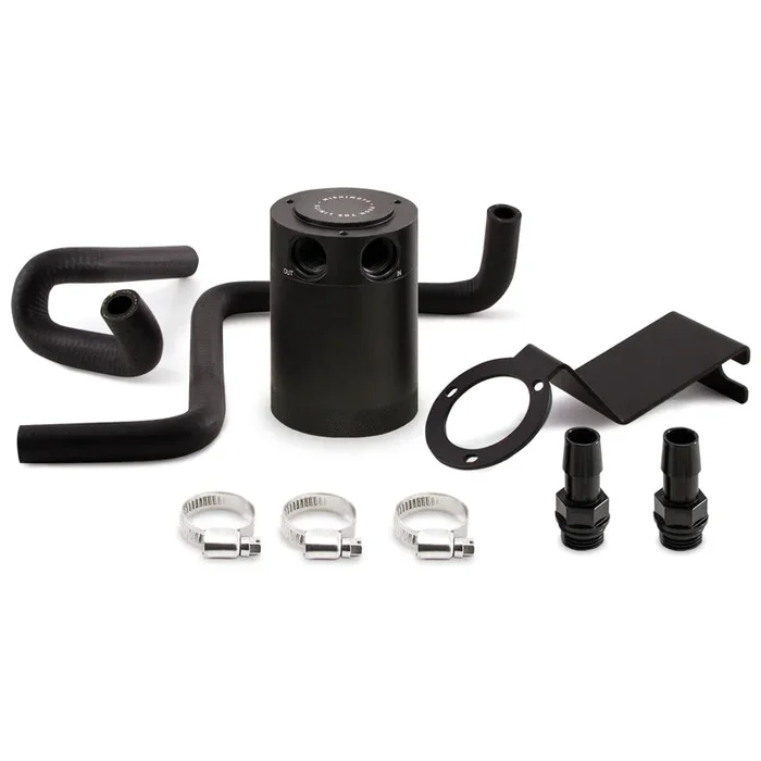 Mishimoto 2013+ Subaru BRZ / 2017+ Toyota 86 / 13-16 Scion FR-S Baffled Oil Catch Can Kit – Black