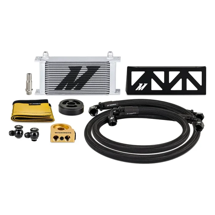 Mishimoto 22+ Subaru BRZ/Toyota GR86 Oil Cooler Kit Thermostatic – Silver