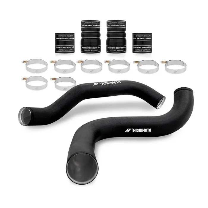 Mishimoto 99-03 Ford 7.3L Powerstroke PSD Intercooler Pipe/Boot Kit – Wrinkle Black
