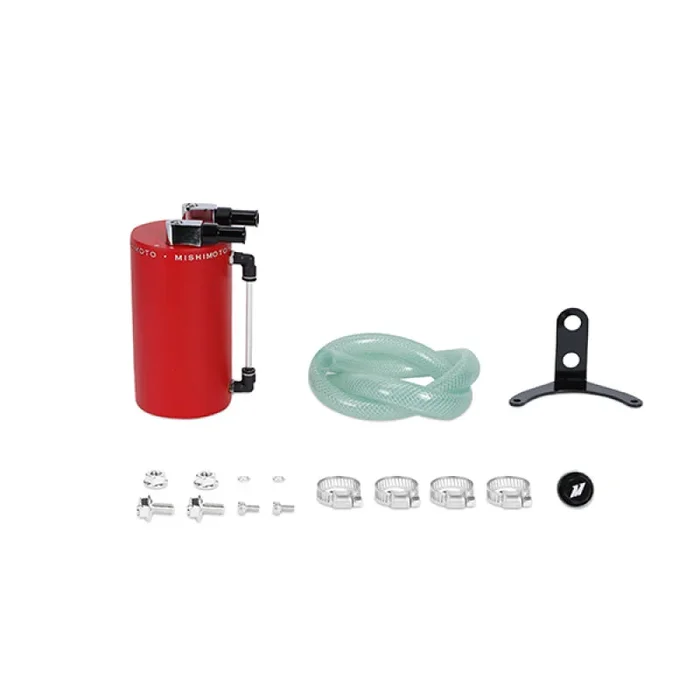 Mishimoto Large Aluminum Oil Catch Can – Wrinkle Red2.3 lb