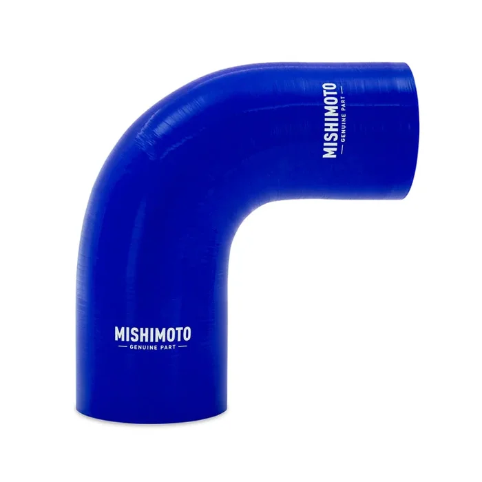 Mishimoto Silicone Reducer Coupler 90 Degree 2.75in to 3in – Blue