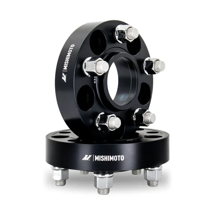 Mishimoto Wheel Spacers – 5×100 – 56.1 – 25 – M12 – Black