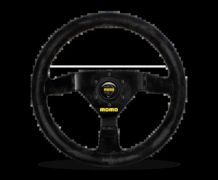 Momo MOD69 Steering Wheel 350 mm – Black Suede/Black Spokes