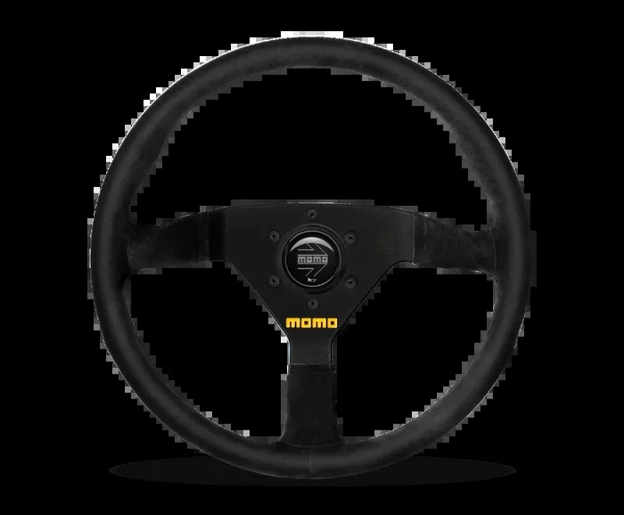 Momo MOD78 Steering Wheel 320 mm – Black Leather/Black Spokes