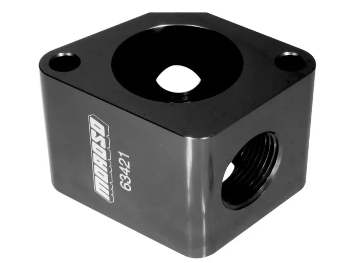 Moroso Filler Neck Manifold Housing (Use w/Part No 63460/63461/63465/63466) – Aluminum