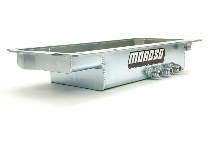 Moroso Oil Pan Dry Sump GM LS w/3 Pick-Ups
