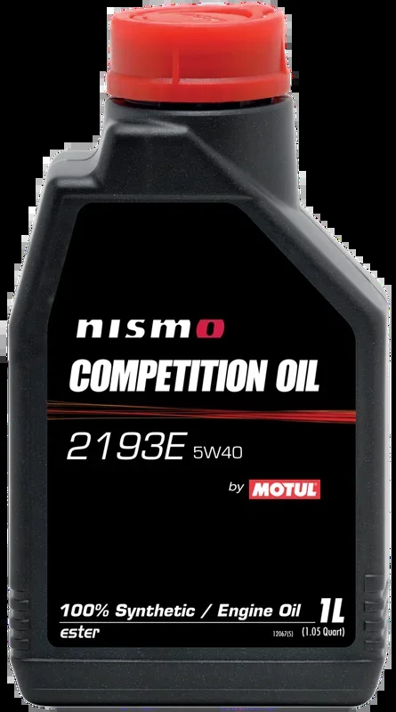 Motul Nismo Competition Oil 2193E 5W40 1L Case of 6 104253
