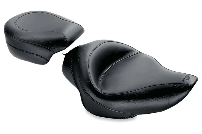 Mustang 04-21 Harley Sportster 3.3 Gallon Standard Touring Solo Seat – Black