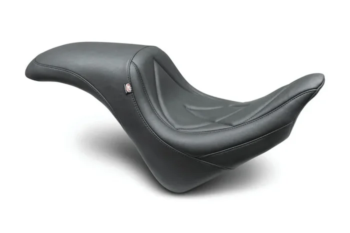 Mustang 10-21 Honda VT1300CX Fury Tripper Fastback 1PC Seat w/Diamond Stitch – Black