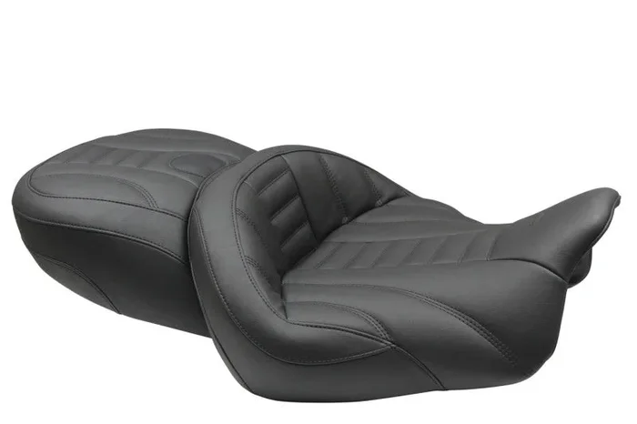 Mustang 15-21 Harley Freewheeler Super Touring Deluxe 1PC Seat – Black