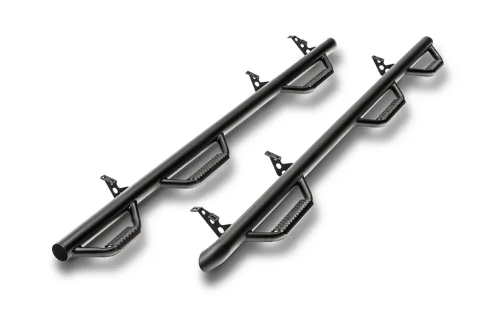 N-Fab Nerf Step 15-17 GMC – Chevy Canyon/Colorado Crew Cab 5ft Bed – Tex. Black – Bed Access – 3in
