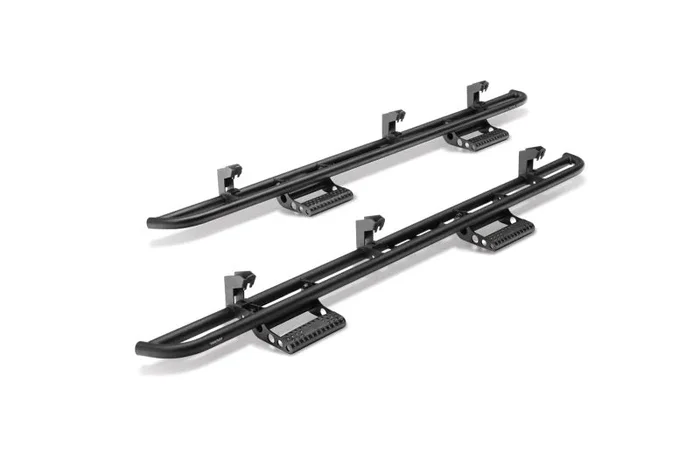 N-Fab RKR Step System 16-17 Toyota Tacoma Double Cab – Tex. Black – 1.75in