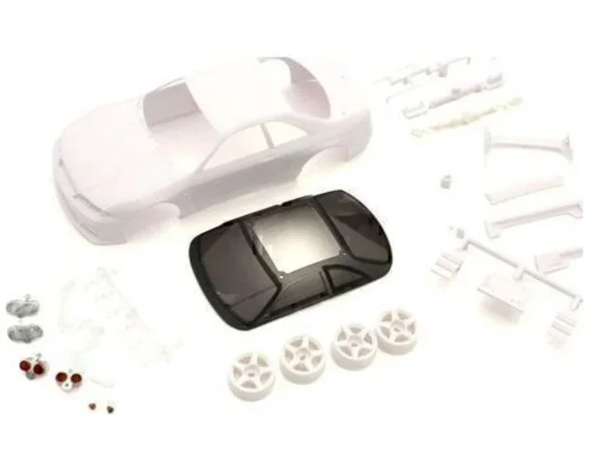Nissan Gt-R Nismo R33 White Body Set W/Wheel