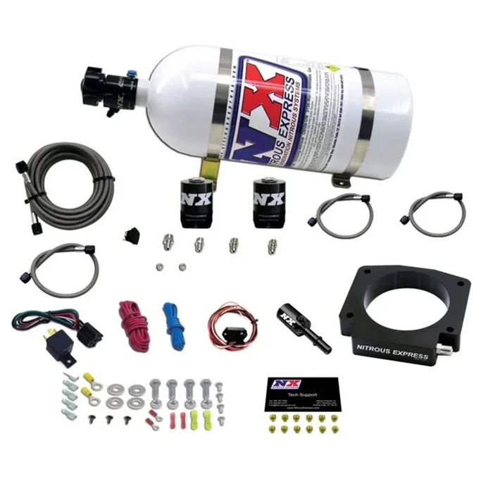 Nitrous Express 15-17 Ford Mustang GT350 5.2L Nitrous Plate Kit w/10lb Bottle