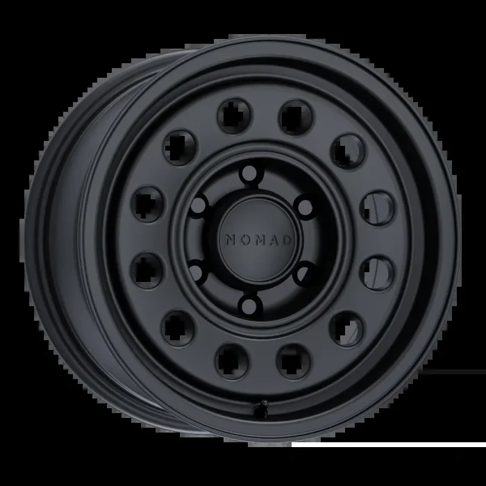 Nomad N501SB Convoy 17×8.5in / 5×127 BP / -10mm Offset / 78.1mm Bore – Satin Black Wheel