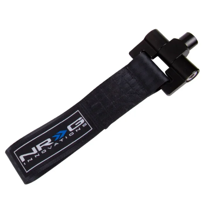 NRG Bolt-In Tow Strap Black – BMW E90 E92 3 Series / R53 Mini 01-06 (5000lb. Limit)