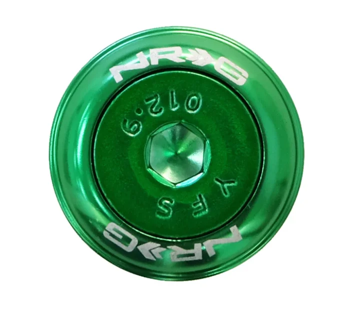 NRG Fender Washer Kit w/Color Matched M8 Bolt Rivets For Plastic (Green) – Set of 8