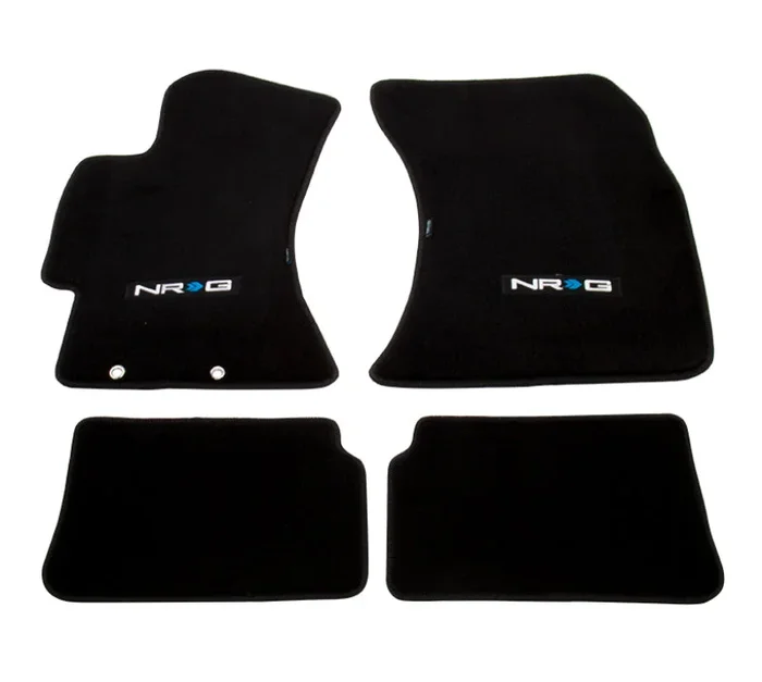 NRG Floor Mats – 2009-2011 Subaru Impreza WRX/STi (NRG Logo) – 4pc.