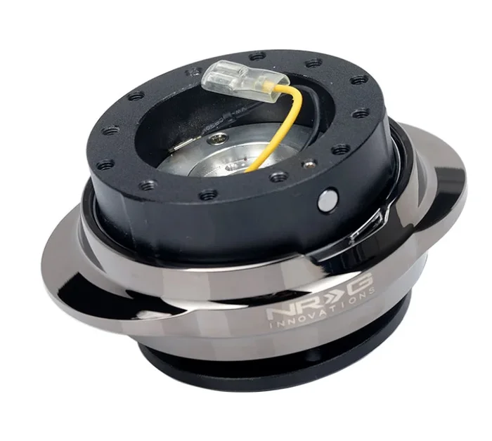NRG Quick Release Kit – Black Body/ Black Chrome Oval Ring