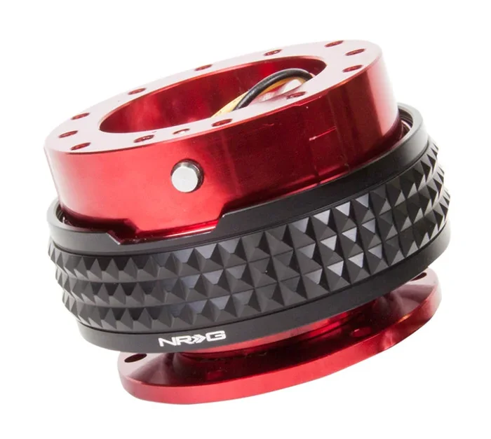 NRG Quick Release Kit – Pyramid Edition – Red Body / Black Pyramid Ring