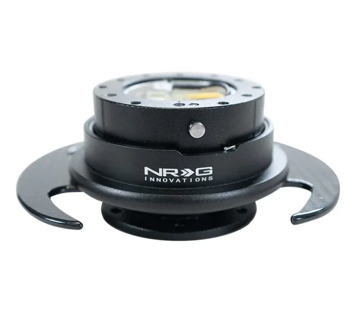 NRG Quick Release Kit Gen 3.0 – Black Body / Black Ring w/ Carbon Fiber Handles