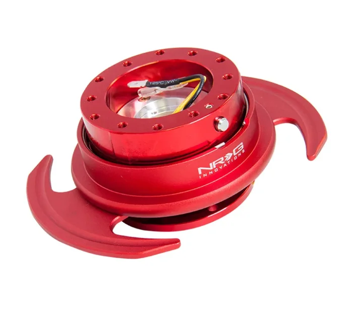 NRG Quick Release Kit Gen 3.0 – Red Metal Body / Red Ring w/Handles