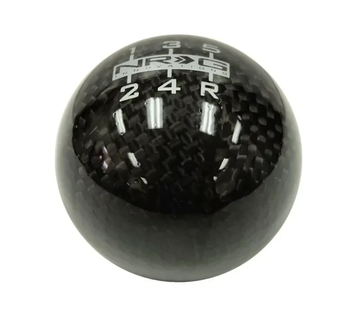 NRG Universal Ball Style Shift Knob (No Logo) – Heavy Weight – Black Carbon Fiber