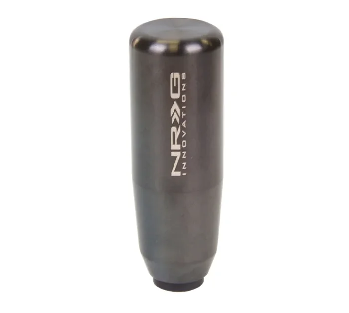 NRG Universal Short Shifter Knob – 3.5in. Length / Heavy Weight .85Lbs – Black Chrome
